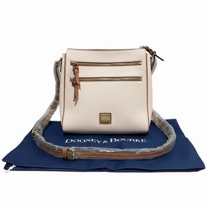 Dooney & Bourke Large Pebble Grain Peyton Triple Zip Crossbody Bag